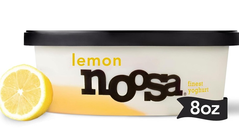 Noosa lemon-flavored yogurt