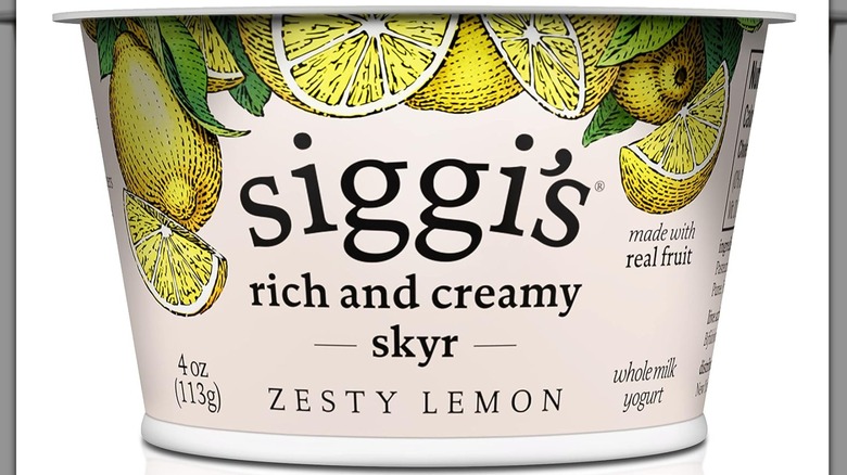 Siggi's zesty lemon Icelandic strained yogurt