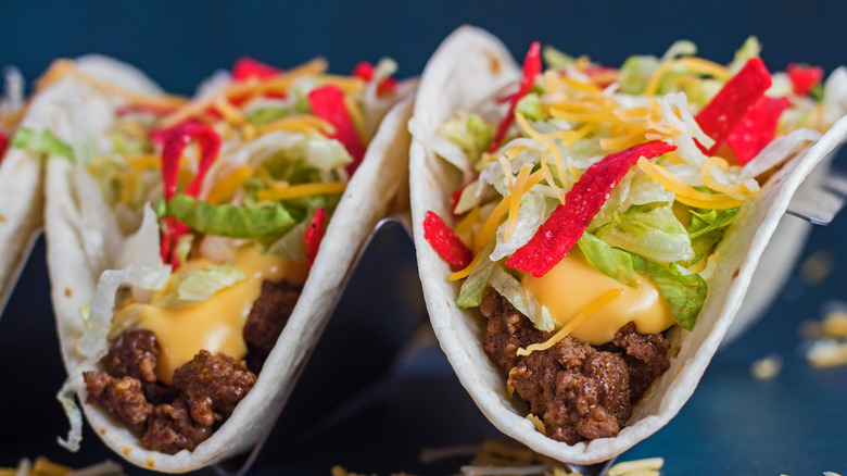 Taco Bell Loaded Nacho Taco copycat recipe served