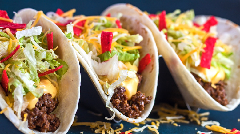 Taco Bell Loaded Nacho Taco copycat recipe served