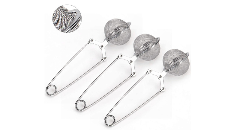 JEXCULL snap ball tea strainers