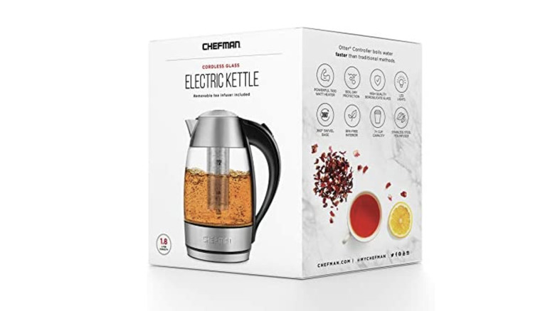 Chefman electric glass kettle