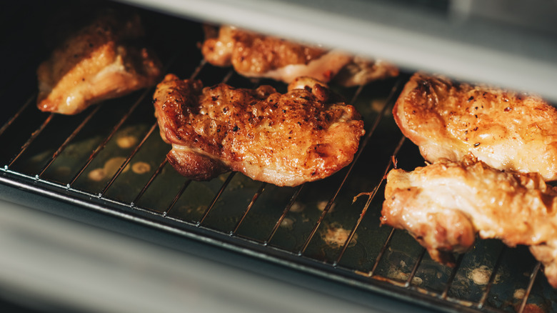 chicken thighs in the oven