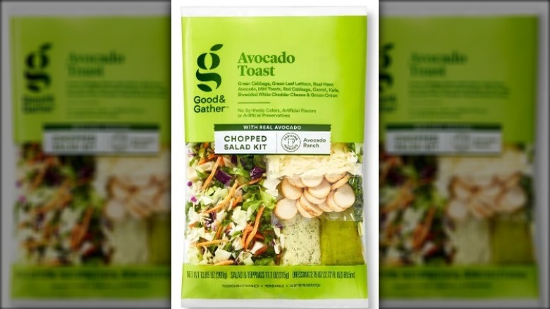 Good and Gather Avocado Toast Salad Kit bag