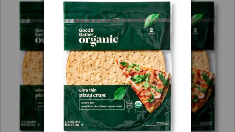 Good and Gather Ultra-Thin Pizza Crust package