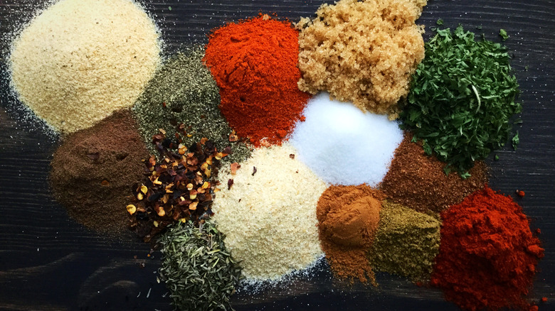 Spices in jerk seasoning