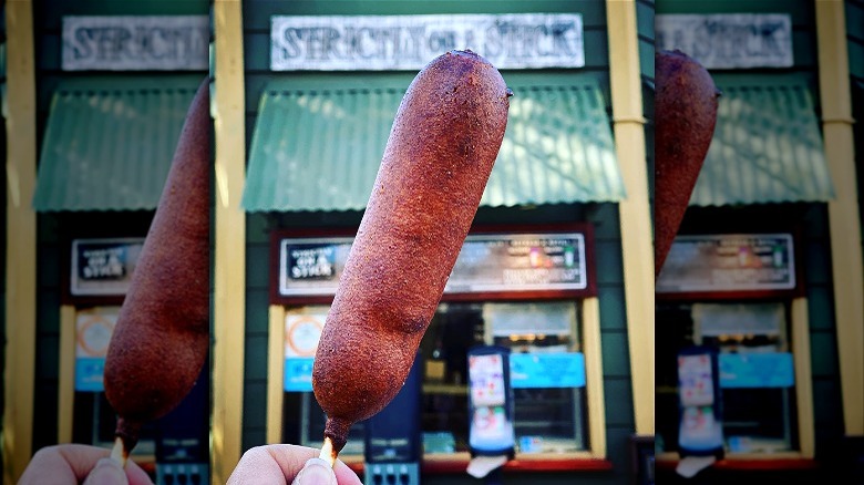 Knott's Berry Farm corn dog