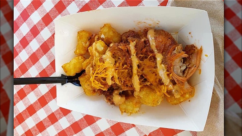 Knott's Berry Farm loaded tater tots