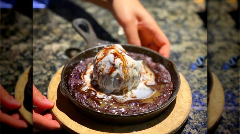 Topgolf chocolate skillet cookie