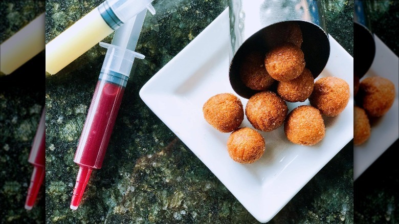 Topgolf injectable donut holes