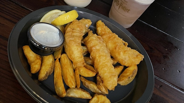 Fish & Chips british food wizarding world harry potter universal studios orlando florida