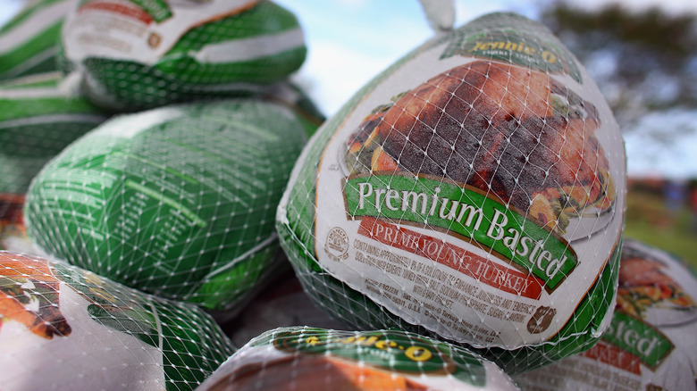 Premium basted turkeys