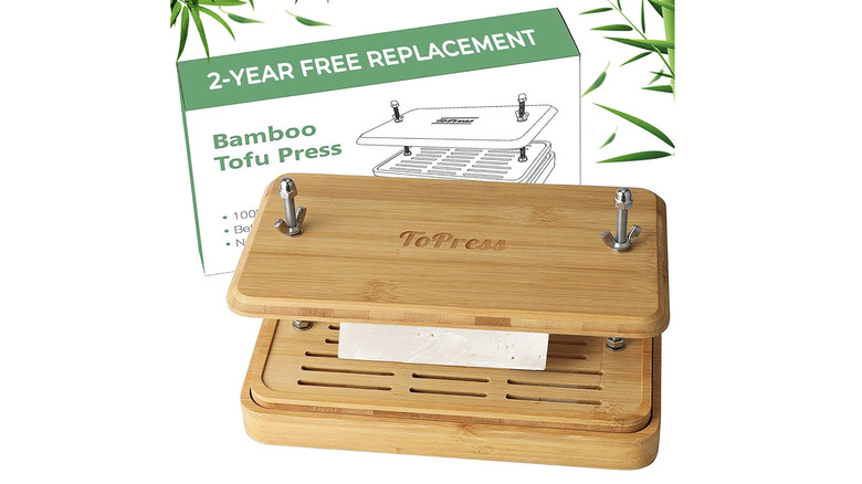 Yarkor bamboo tofu press