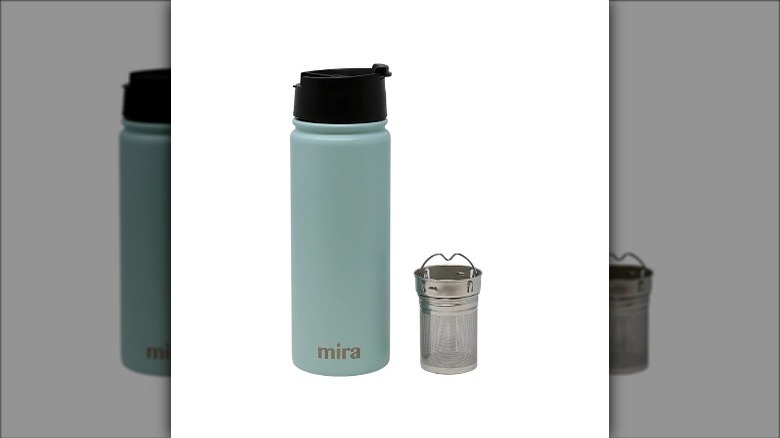 Mira tea travel mug and strainer