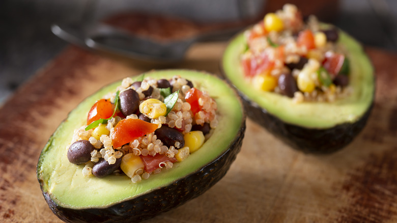 stuffed avocadoes