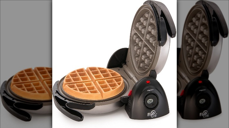 presto flip round waffle iron 