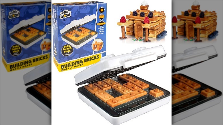 building bricks waffle iron