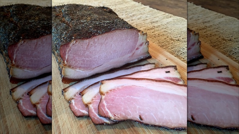 Swiss pork loin