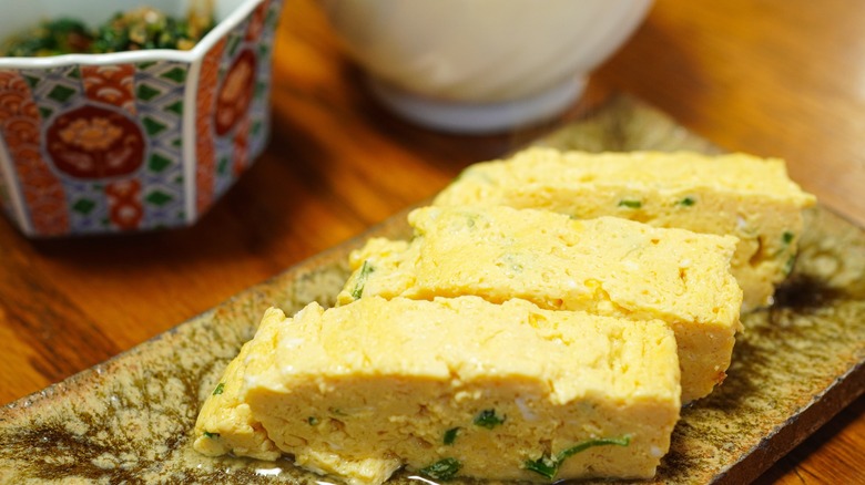 Tamago Japanese omelet