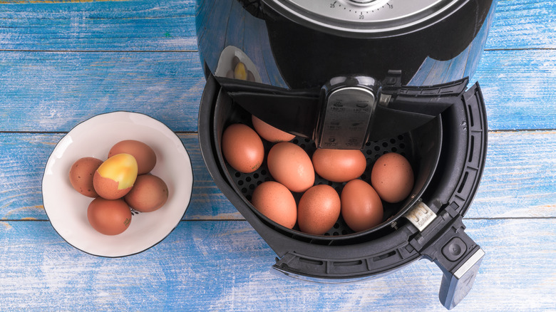 baking eggs in air fryer