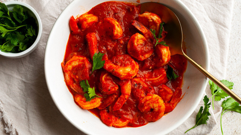 shrimp in tomato sauce