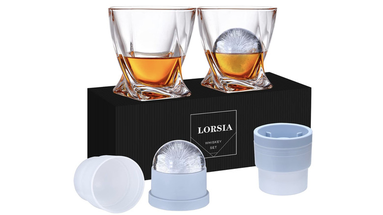 Lorsia Whiskey Rocks Glasses 