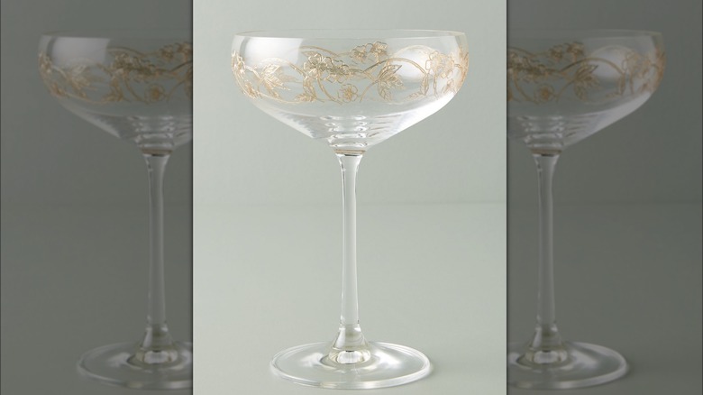 anthropologie fiorella wine glass