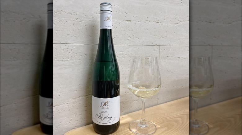 Dr. Loosen riesling bottle