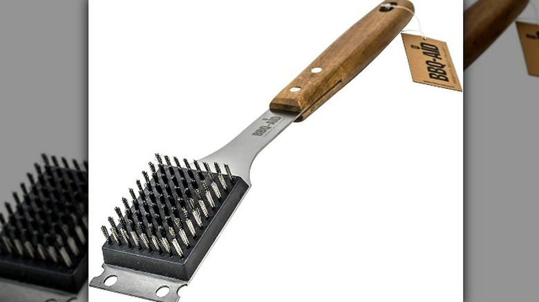 BBQ-Aid Barbecue Grill Brush and Scraper