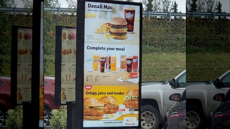 Denali Mac promo in a drive-thru