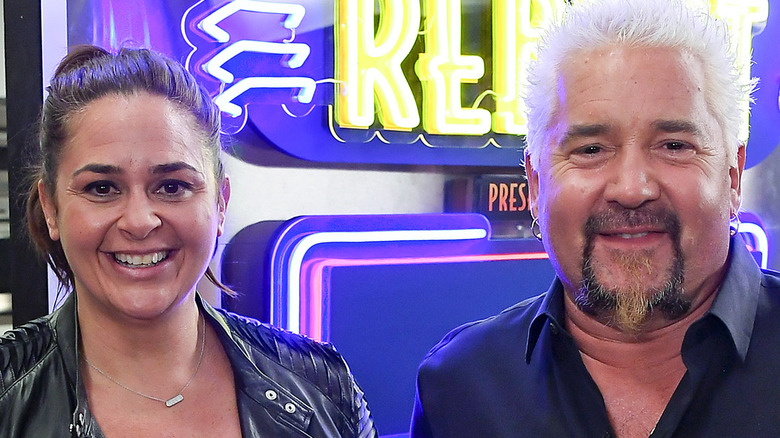 Guy Fieri and Antonia Lofaso