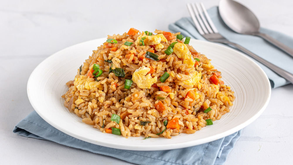 vegetable fried rice with egg