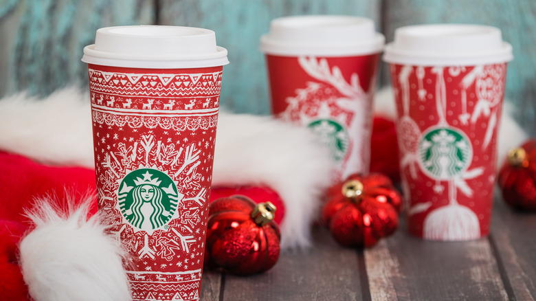 Starbucks holiday cups