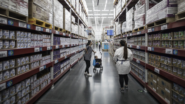 customers shopping in a Sam's Club