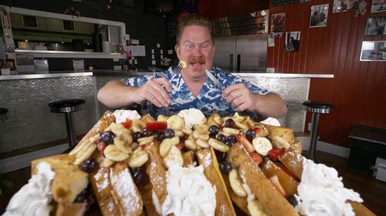 Casey Webb with french toast