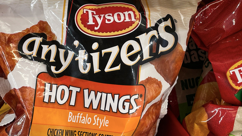 Bag of Tyson chicken wings