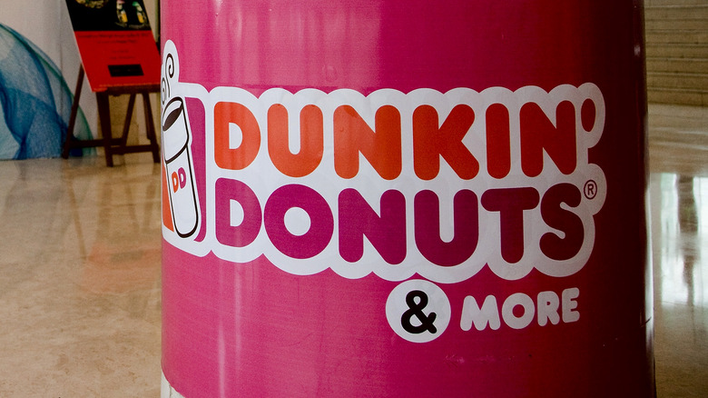 Poster advertising Dunkin Donuts & More in India