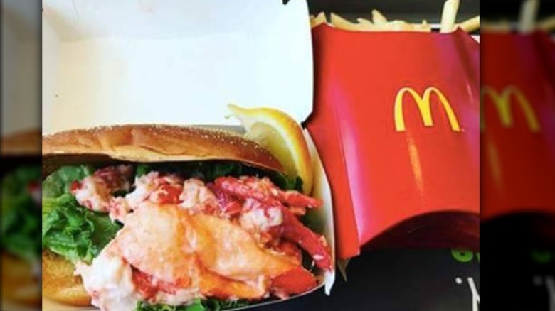 McCrab and fries 