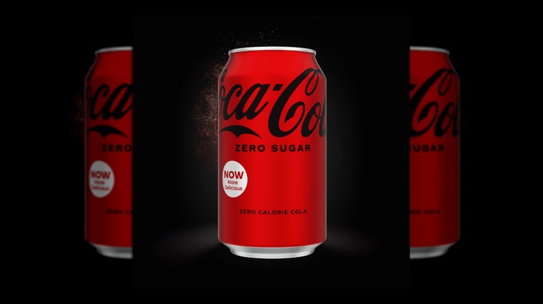 Coke Zero red can