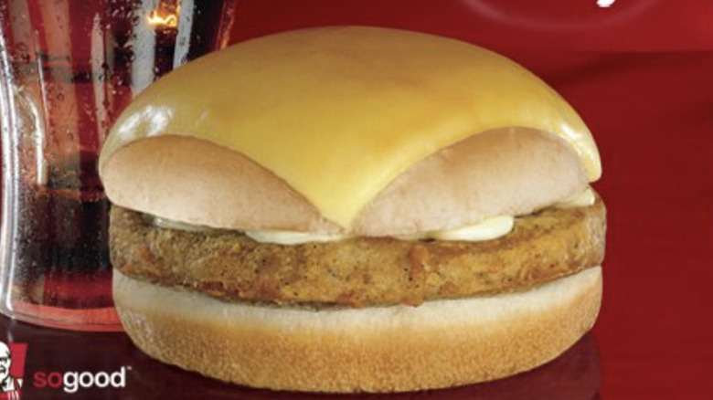 KFC's Cheese Top Burger