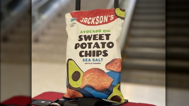 Bag of Jackson's sweet potato chips