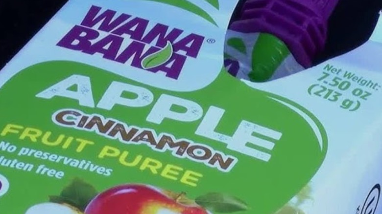 WanaBana applesauce label