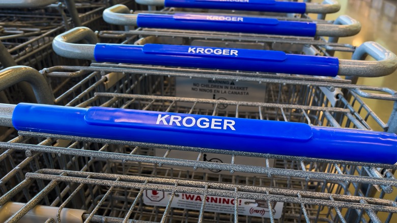 Kroger shopping carts