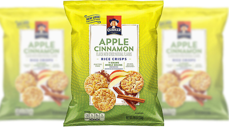 quaker apple cinnamon rice crisps