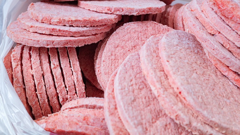 frozen meat patties