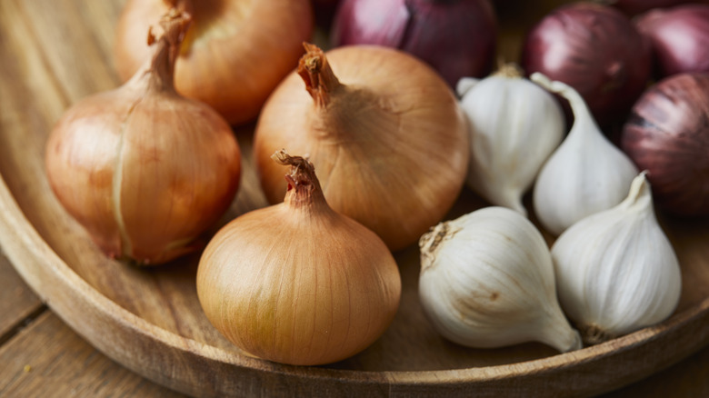 Onions in a bowl