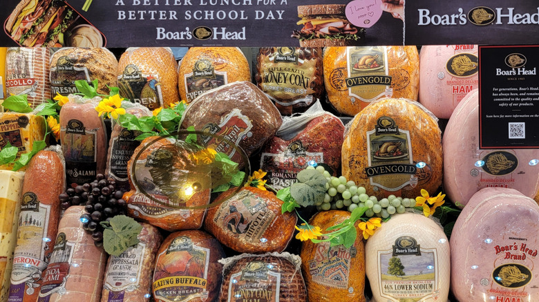 Boar's Head meat deli display