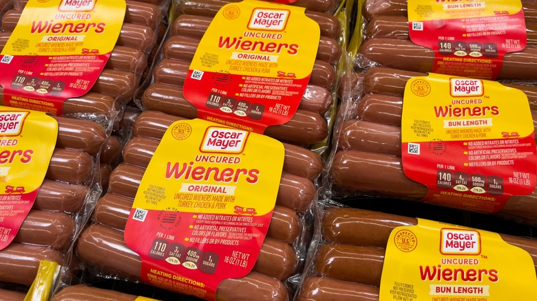 Oscar Mayer hot dog packages