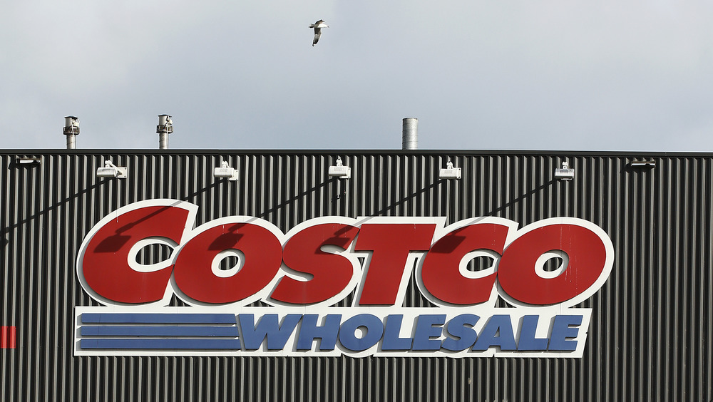 Costco sign with seagull