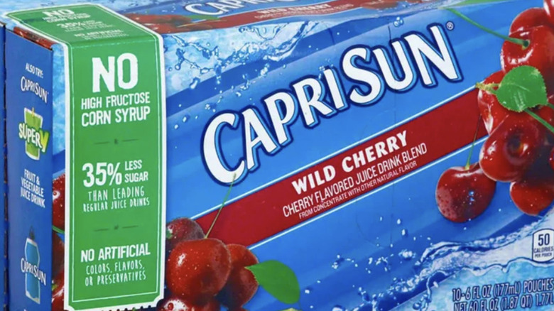 Box of Capri Sun Wild Chery